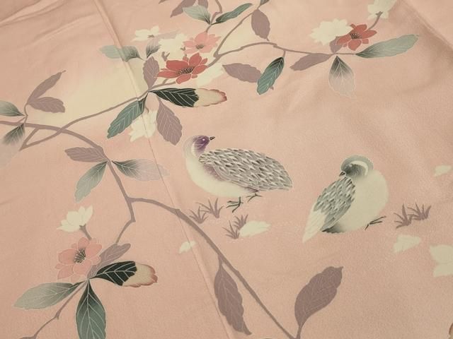 平和屋着物■訪問着　花鳥文　暈し染め　金銀彩　正絹　逸品　AABI6364st 平和屋着物□訪問着 花鳥文 暈し染め 正絹 逸品 AABI3823sx - メルカリ