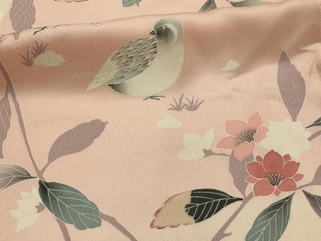平和屋着物■訪問着　花鳥文　暈し染め　金銀彩　正絹　逸品　AABI6364st 平和屋着物□訪問着 花鳥文 暈し染め 正絹 逸品 AABI3823sx - メルカリ