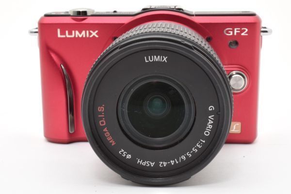 LUMIX GF2 赤 ミラーレスカメラ 14-42mm Amazon | パナソニック ミラーレス一眼カメラ GF2 レンズキット(14mm