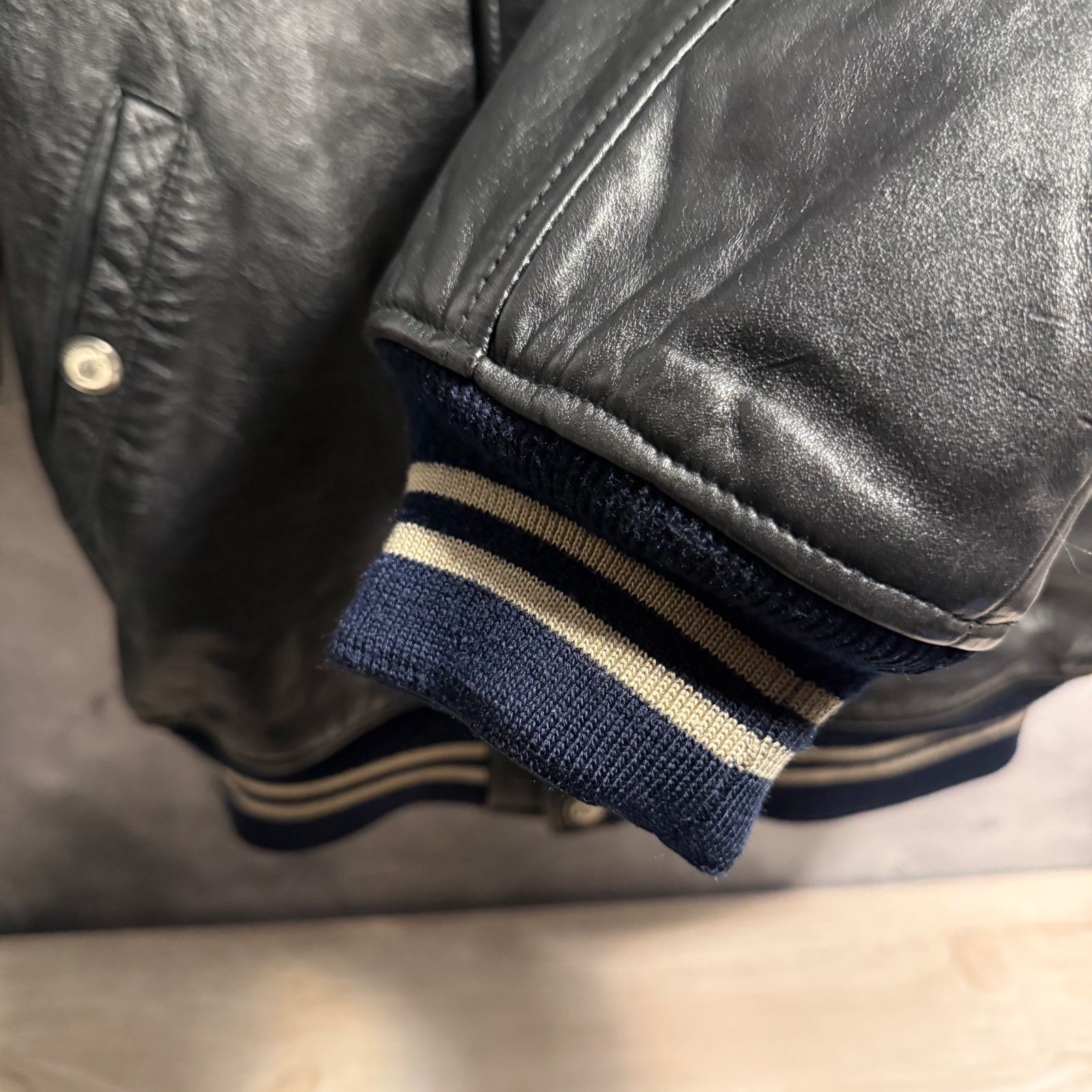 ✨激レア✨80s Harley Davidson レザージャケット スタジャン 黒 M相当 