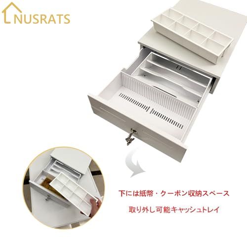 迅速に発送】キャッシュドロア 小型 レジスター 手動式 キャッシュ