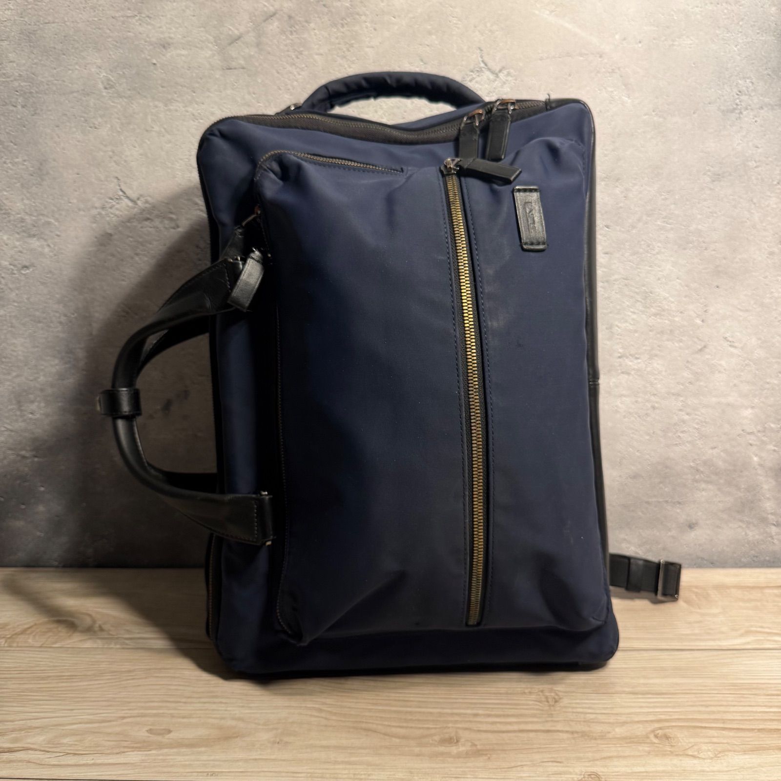 ✨J1-927 トゥミ ハリソン Tumi 3WAY ビジネスバッグ リュック 紺