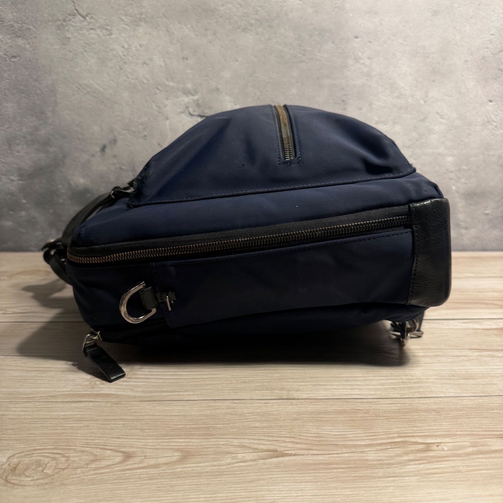 ✨J1-927 トゥミ ハリソン Tumi 3WAY ビジネスバッグ リュック 紺