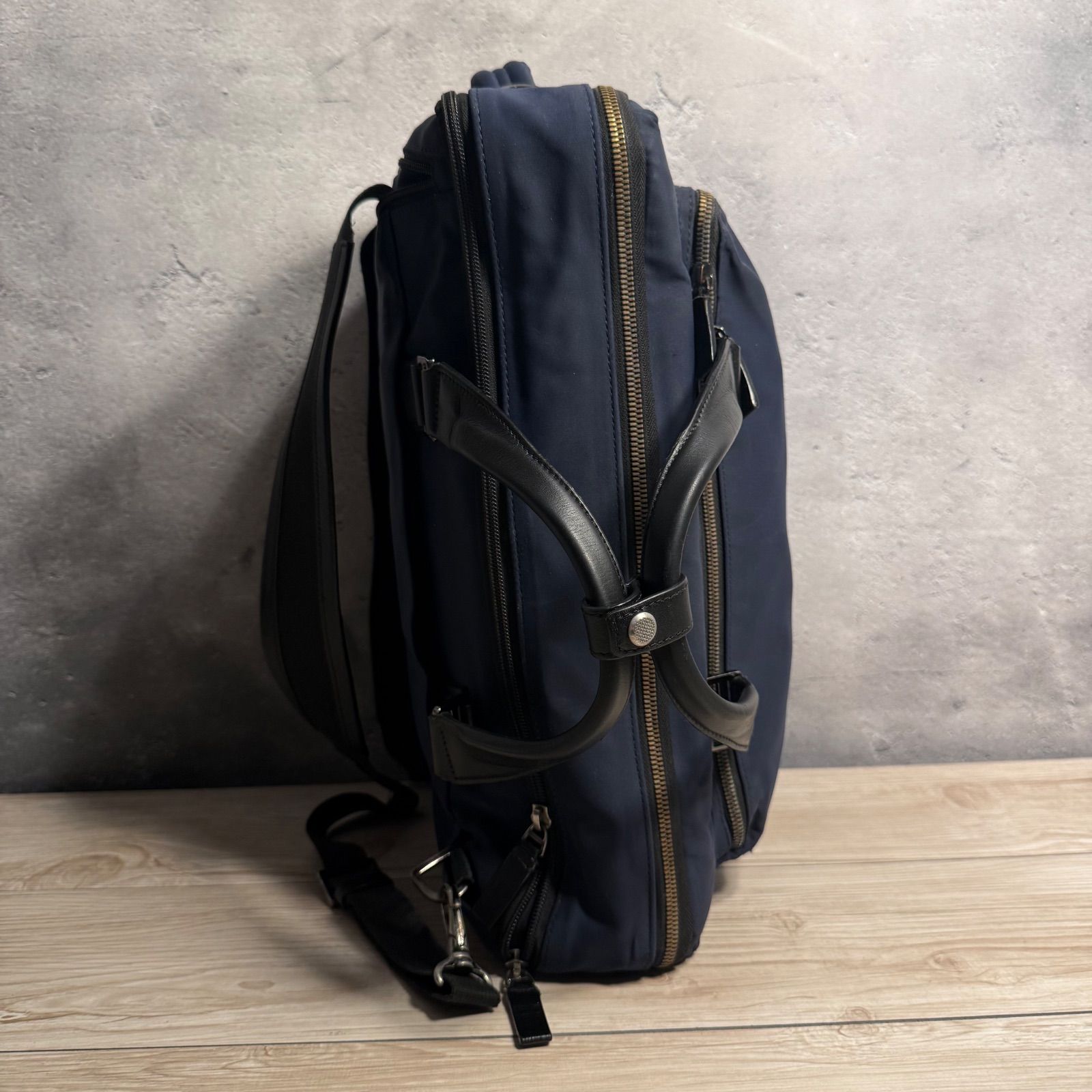 ✨J1-927 トゥミ ハリソン Tumi 3WAY ビジネスバッグ リュック 紺