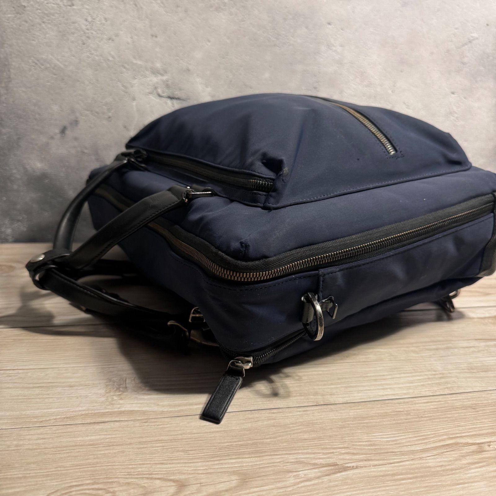 ✨J1-927 トゥミ ハリソン Tumi 3WAY ビジネスバッグ リュック 紺