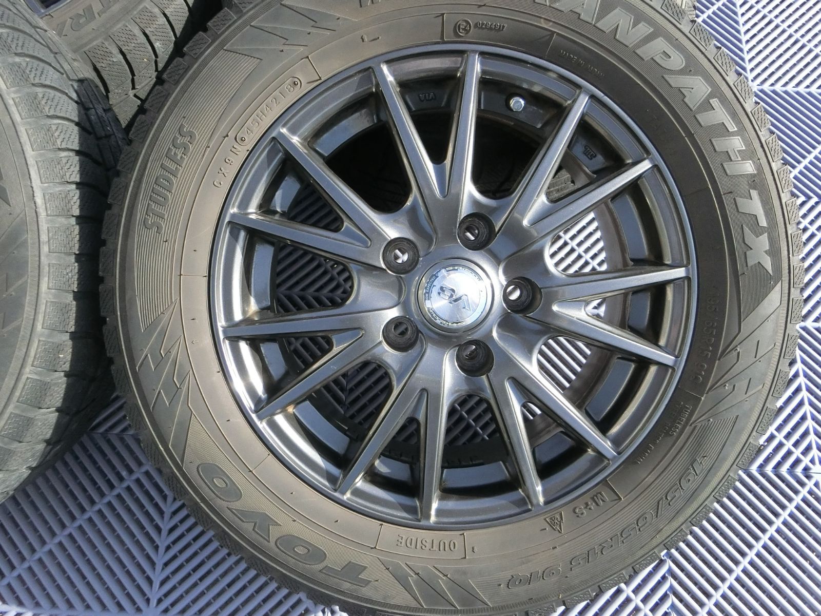 ラジアル195/65R15ENKEIアルミホイール Mazda CX-5 Wheel Rim Stock Genuine Factory OEM Used Replacement