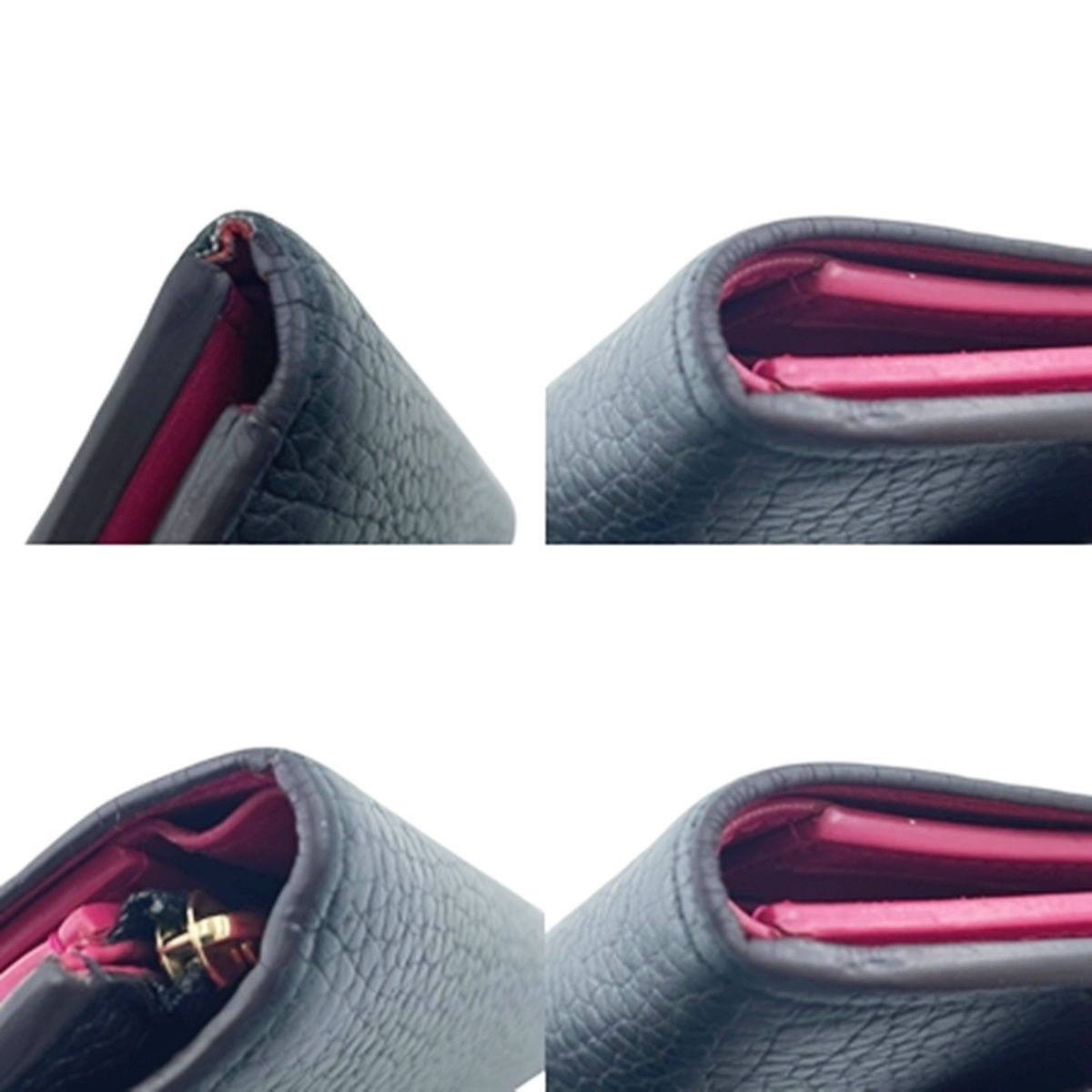 【中古】LOUIS VUITTON ルイ・ヴィトン ポルトフォイユ･カプシーヌ M62157 トリヨンレザー ブラック レディース財布 26011050 RD 中古】LOUIS VUITTON ルイ・ヴィトン ポルトフォイユ・カプシーヌ