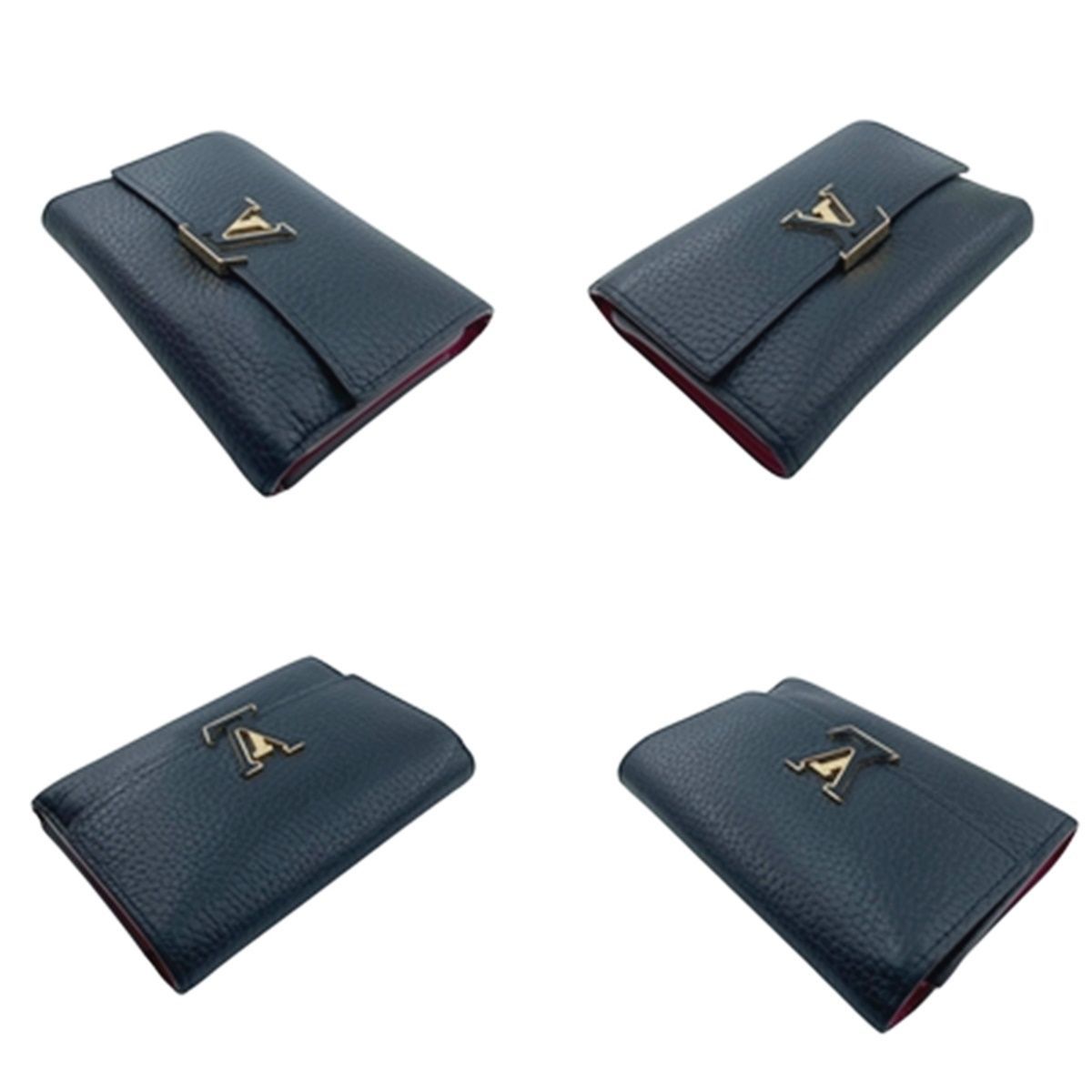【中古】LOUIS VUITTON ルイ・ヴィトン ポルトフォイユ･カプシーヌ M62157 トリヨンレザー ブラック レディース財布 26011050 RD 中古】LOUIS VUITTON ルイ・ヴィトン ポルトフォイユ・カプシーヌ