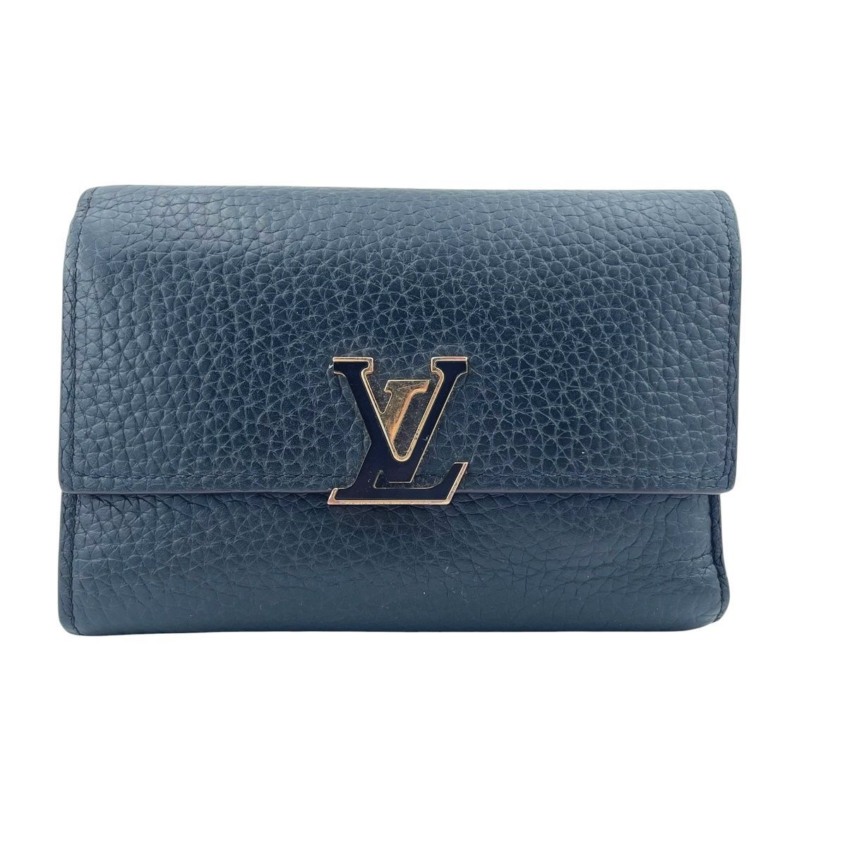 【中古】LOUIS VUITTON ルイ・ヴィトン ポルトフォイユ･カプシーヌ M62157 トリヨンレザー ブラック レディース財布 26011050 RD 中古】LOUIS VUITTON ルイ・ヴィトン ポルトフォイユ・カプシーヌ