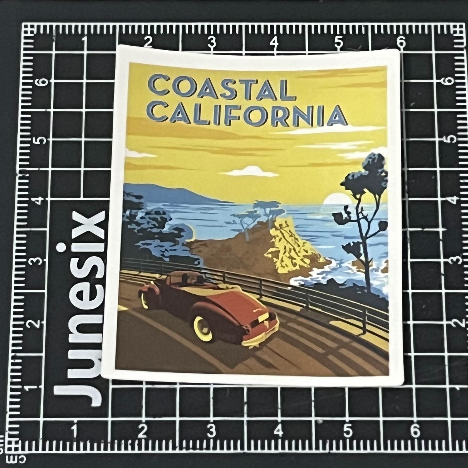 C616 アメリカンレトロ・カリフォルニア風防水ステッカー ZEROGRAVITY