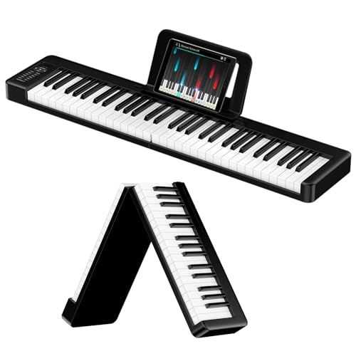 メルカリ最安値　【新品】 電子ピアノ 61鍵盤 折り畳み MIDI機能 迅速に発送】TERENCE 電子ピアノ 61鍵盤 折り畳み ポータブル 初心者