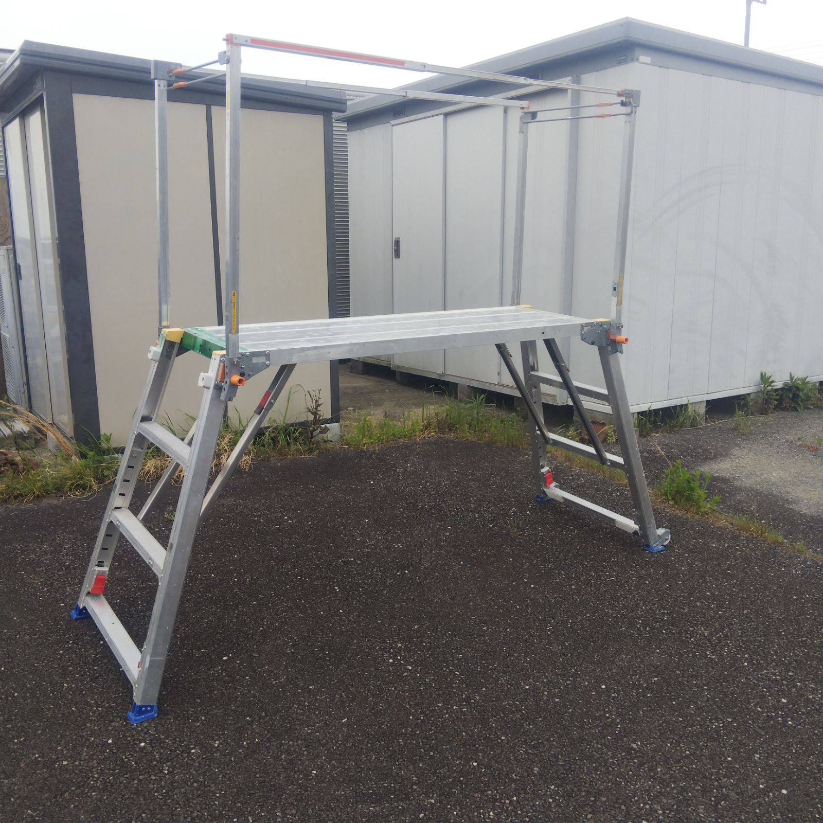 インボイス可　常総市　直接引取限定　ALINCO　CSG15TCR　可搬式作業台　立ち馬　アルインコ　現状品　M インボイス可 常総市 直接引取限定 ALINCO CSG15TCR 可搬式作業台 立ち