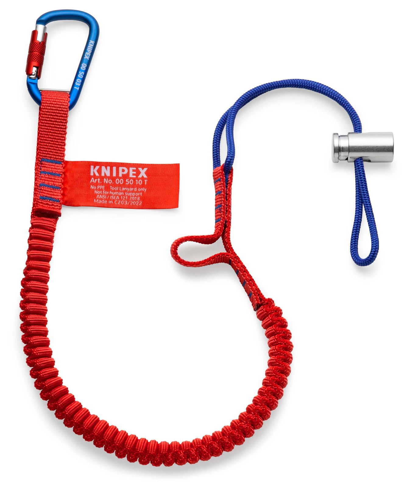 新品 クニペックス KNIPEX カラビナ付きストラップ 005012TBK