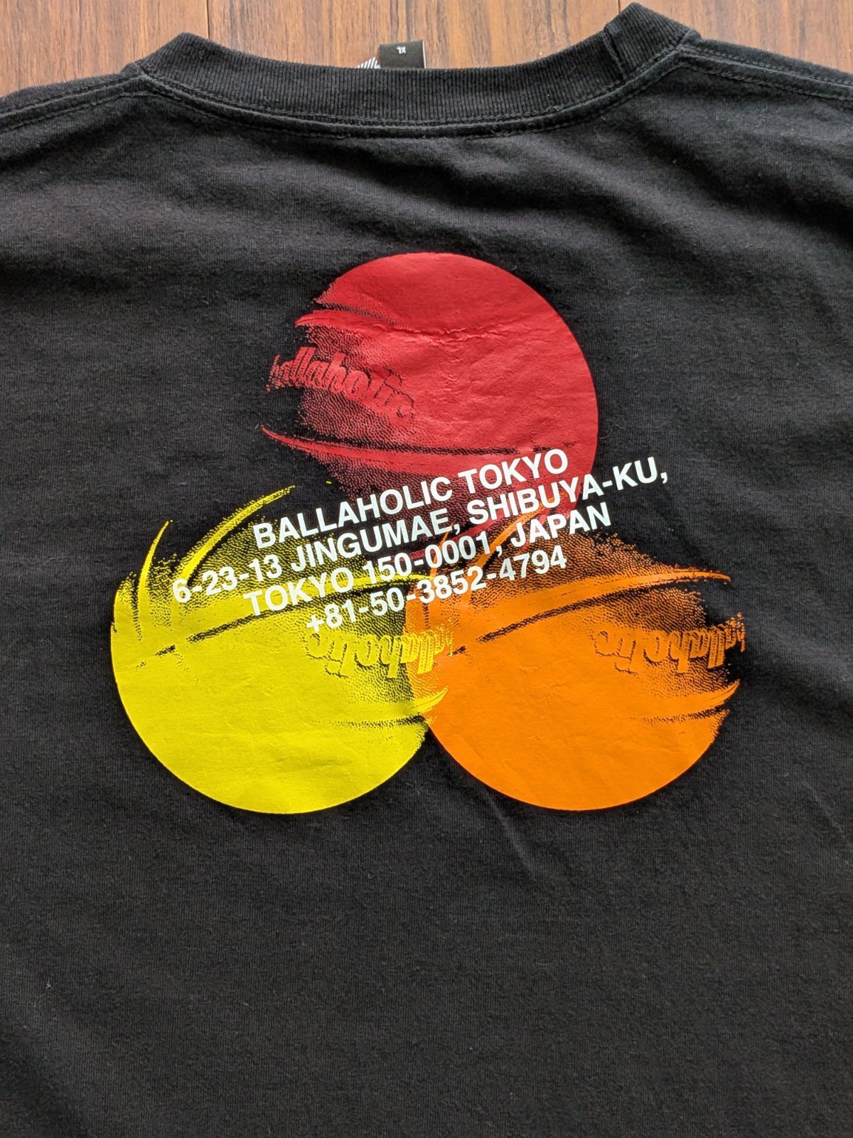 ballaholic TOKYO ボーラホリック 東京限定 Tシャツ 黒 XL - メルカリ