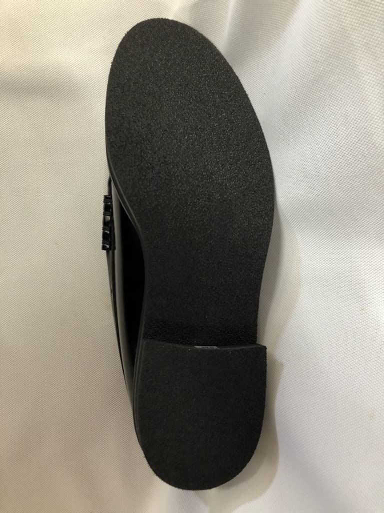 新品 [アサヒ] ローファー 通学靴 合皮 BB9785 メンズ ブラック 26.0 cm 3E