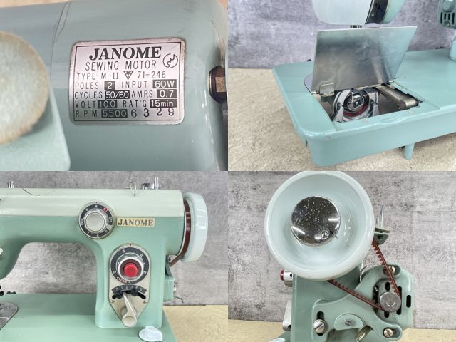 ジャノメミシン昭和レトロ 送料込み 昭和レトロ JANOMEジャノメ ミシン ビンテージ 希少 時代物