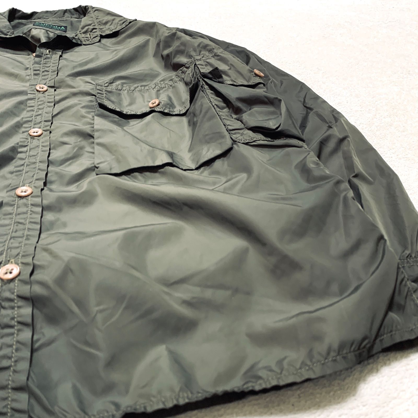 THE CORONA UTILITY 4 Pockets Military Shirt M-43 ナイロンシャツ 