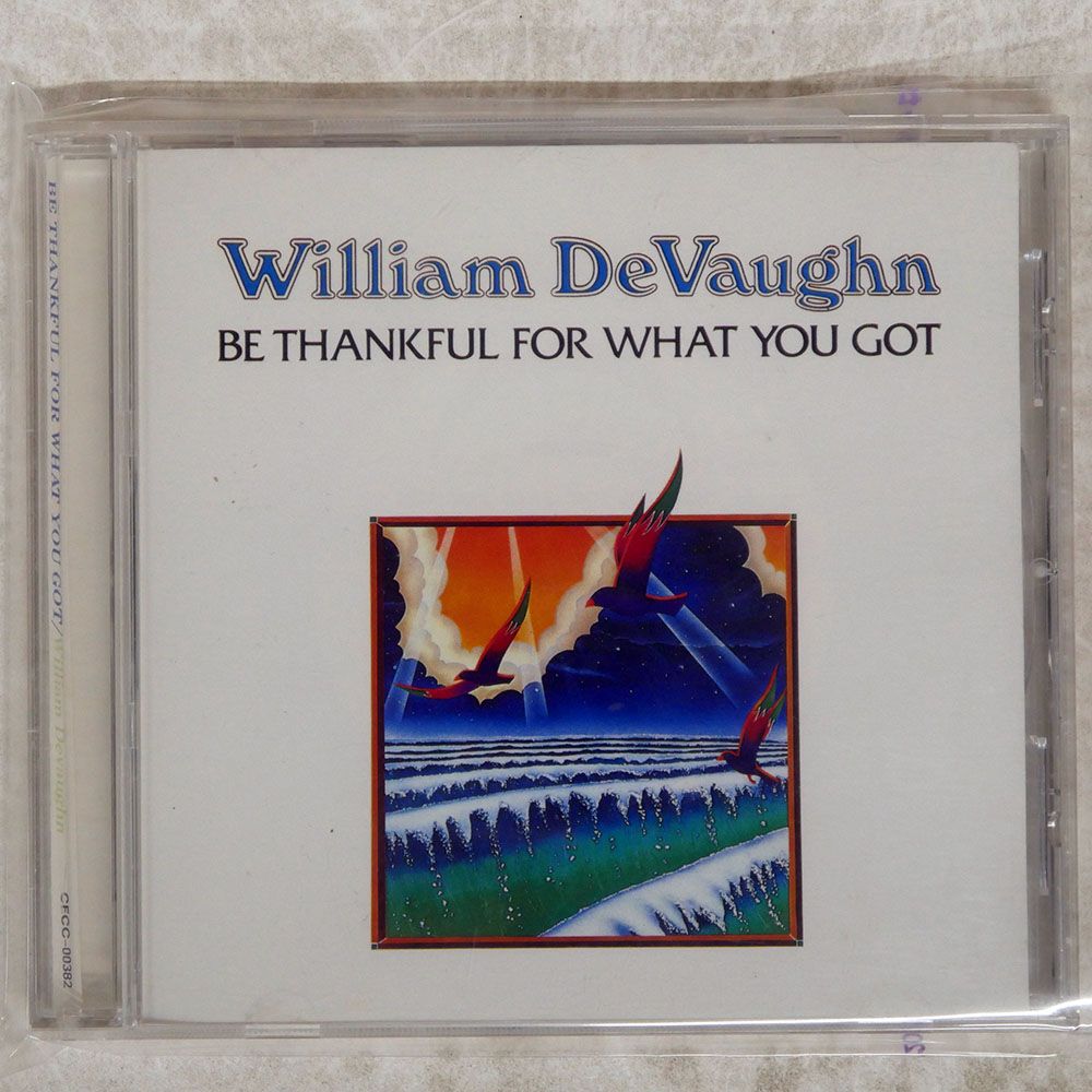 William DeVaughn レコード LP ウィリアム・デヴォーン 国内盤 WILLIAM DEVAUGHN/BE THANKFUL FOR WHAT YOU GOT/PONY CANYON