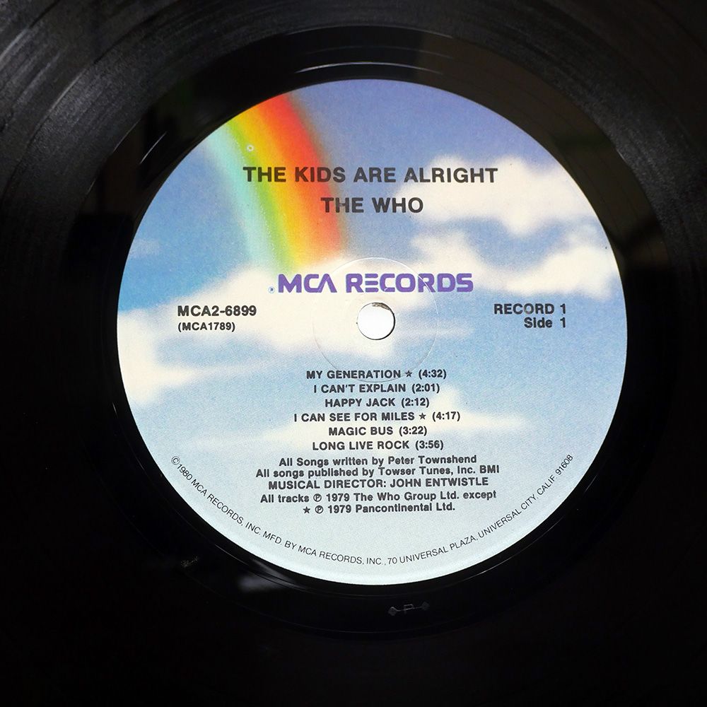 激レア The Who The Kids Are Alright テストプレス盤 激レア The Who