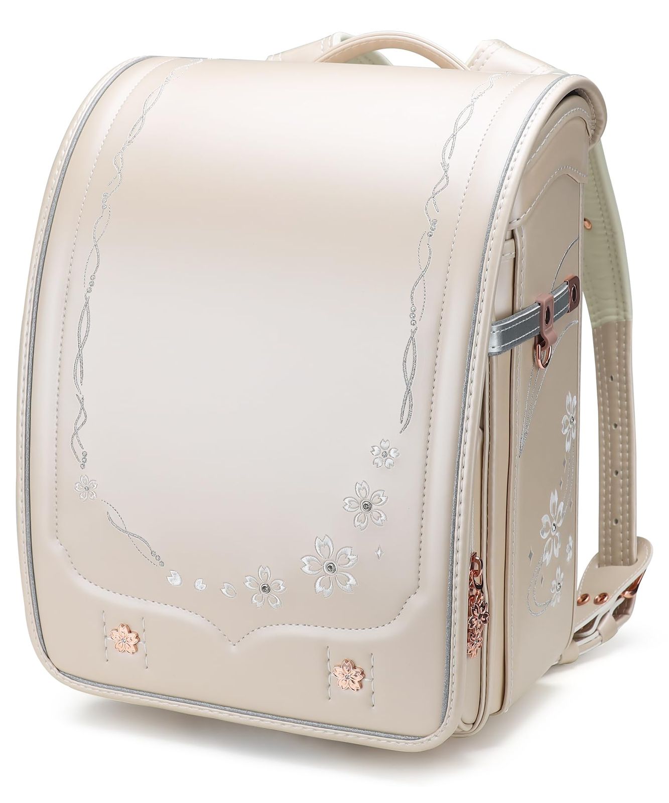 新品】桜 ランドセル 女の子 ワンタッチロック 軽量 豪華 刺? A4 