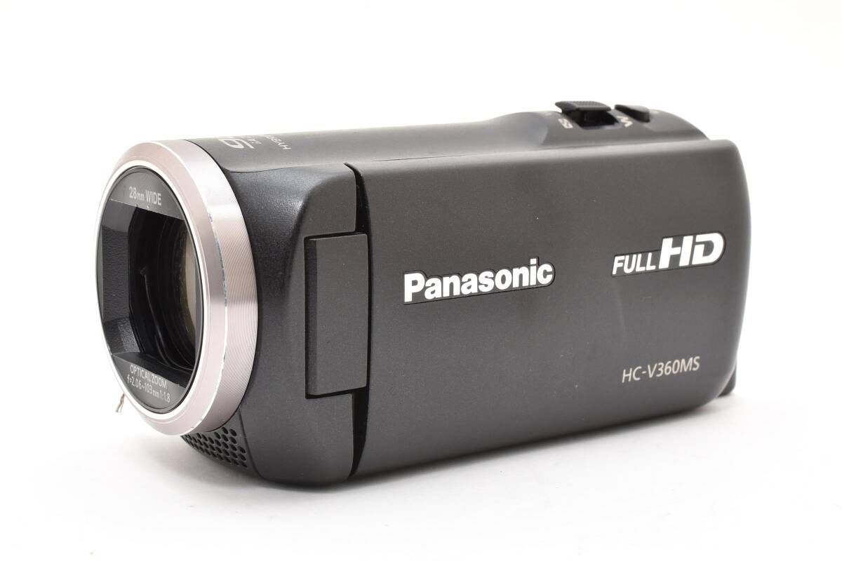 Panasonic HC-V360MS ブラック 美品 ☆良品☆ パナソニック Panasonic HC-V360MS-K ブラック ビデオカメラ