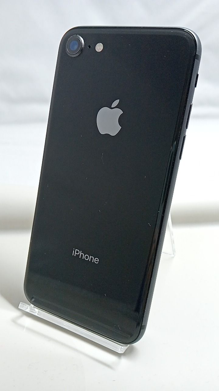 動作確認済！　iPhone8　A1906　64GB　本体　ブラック 　SIMフリー　箱　充電アダプタ　245986438 動作確認済！ iPhone8 A1906 64GB 本体 ブラック SIMフリー 箱 充電