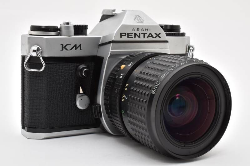 ✧OH済✧PENTAX KMシルバー 整備済完動品 実用品】Pentax ペンタックス KM シルバー / SMC PENTAX-A ZOOM 35