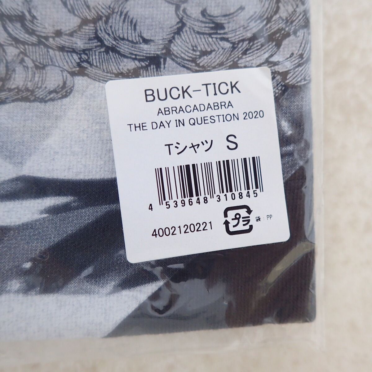 BUCK-TICK ABRACADABRA 2020 フェイスタオル　Tシャツ 未開封 BUCK-TICK ABRACADABRA THE DAY IN QUESTION 2020 Tシャツ S