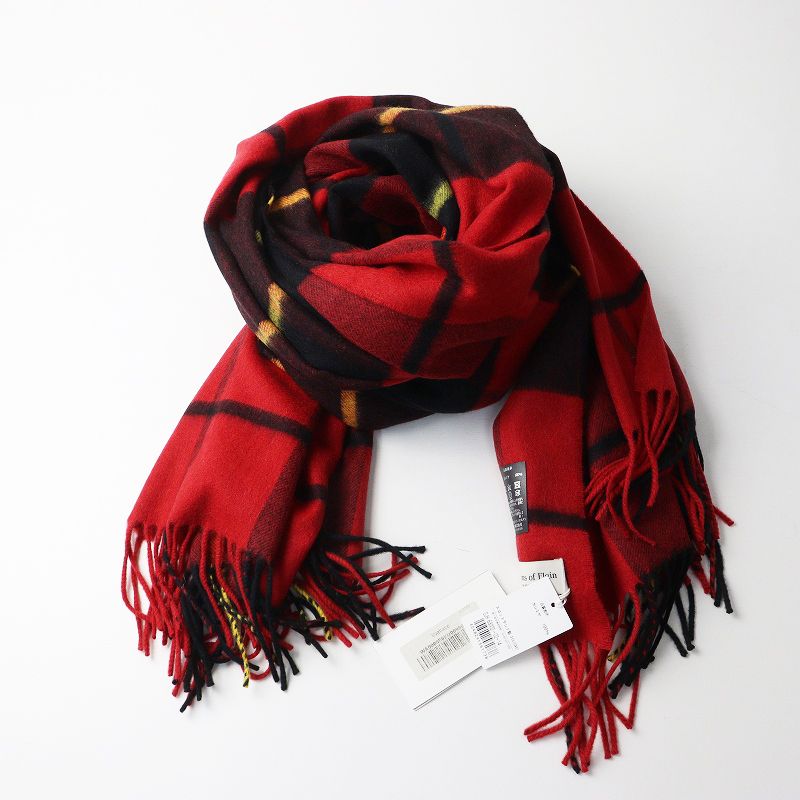 新品 スコットランド製 ジョンストンズ Johnstons カシミヤ100% 大判