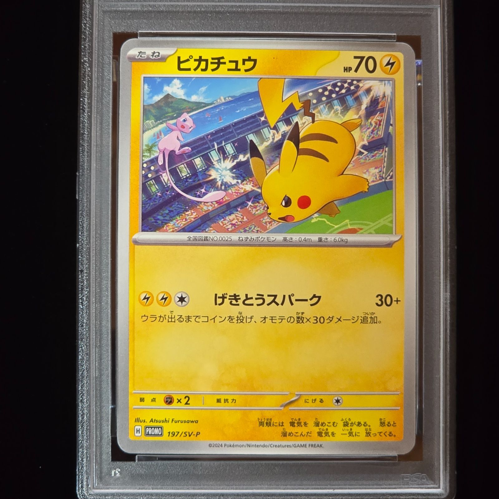 ピカチュウ PROMO SV-P ジムプロモ げきとうスパーク 2023 2024 PSA9