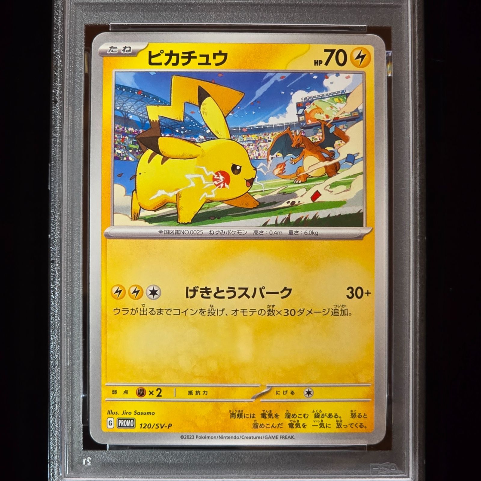 2024年　ピカチュウPROMO ピカチュウ PROMO SV-P 218 ポケカの夏がキタ！プロモカードGet