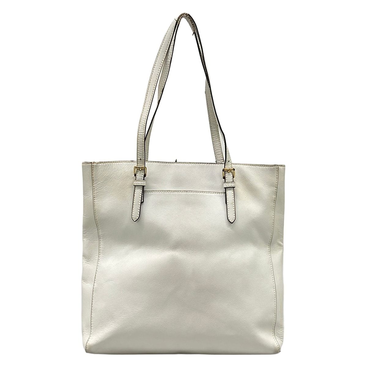 MICHAEL KORS(マイケルコース) トートバッグ - 白 レザー - メルカリ