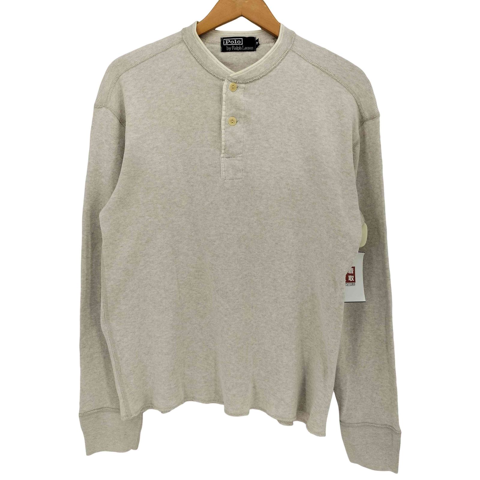 メンズ 90s POLO Ralph Lauren ヘンリーネック カットソー M
