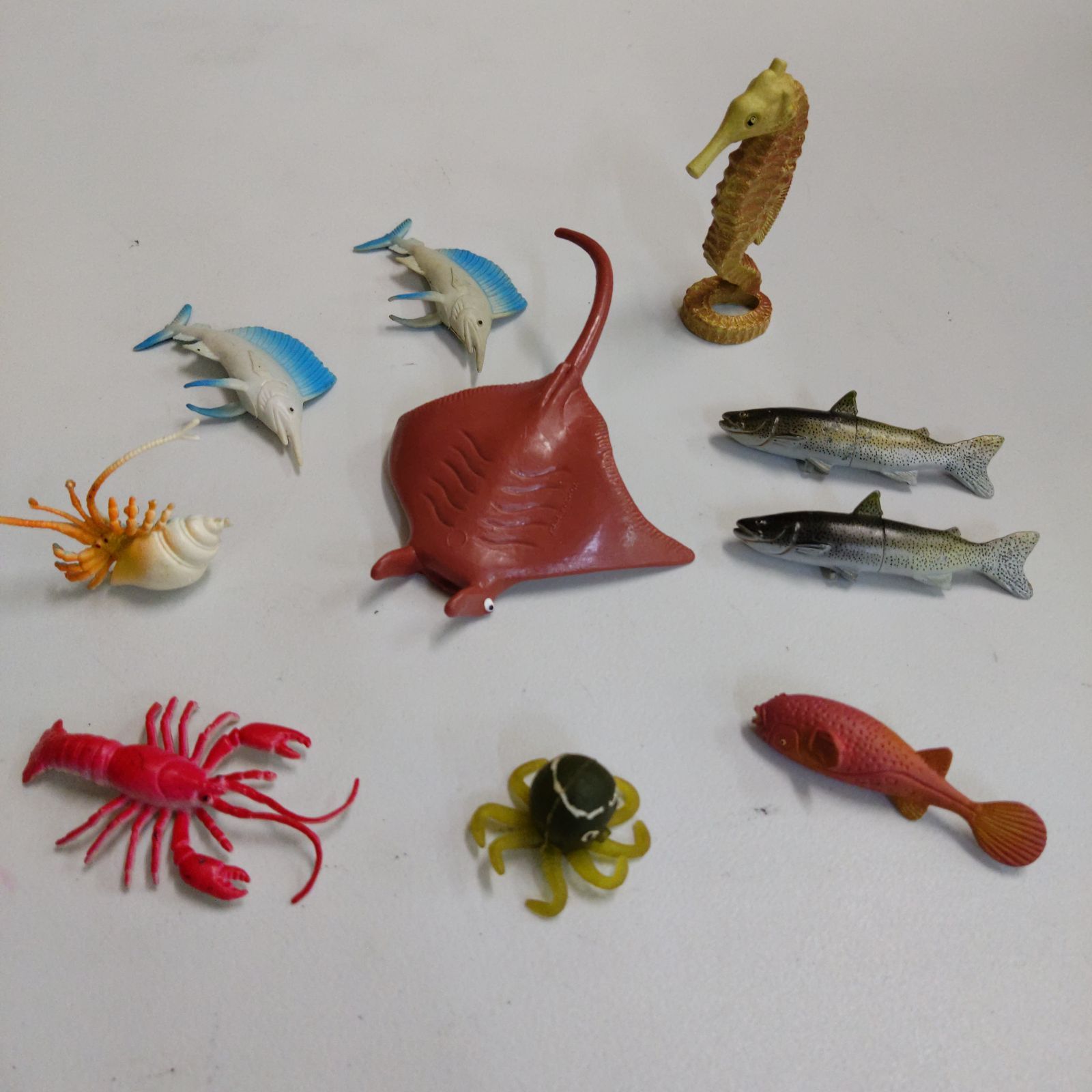 TAKA90-52】◇ ｢海の生物たち フィギュア｣ まとめて10体セット - メルカリ