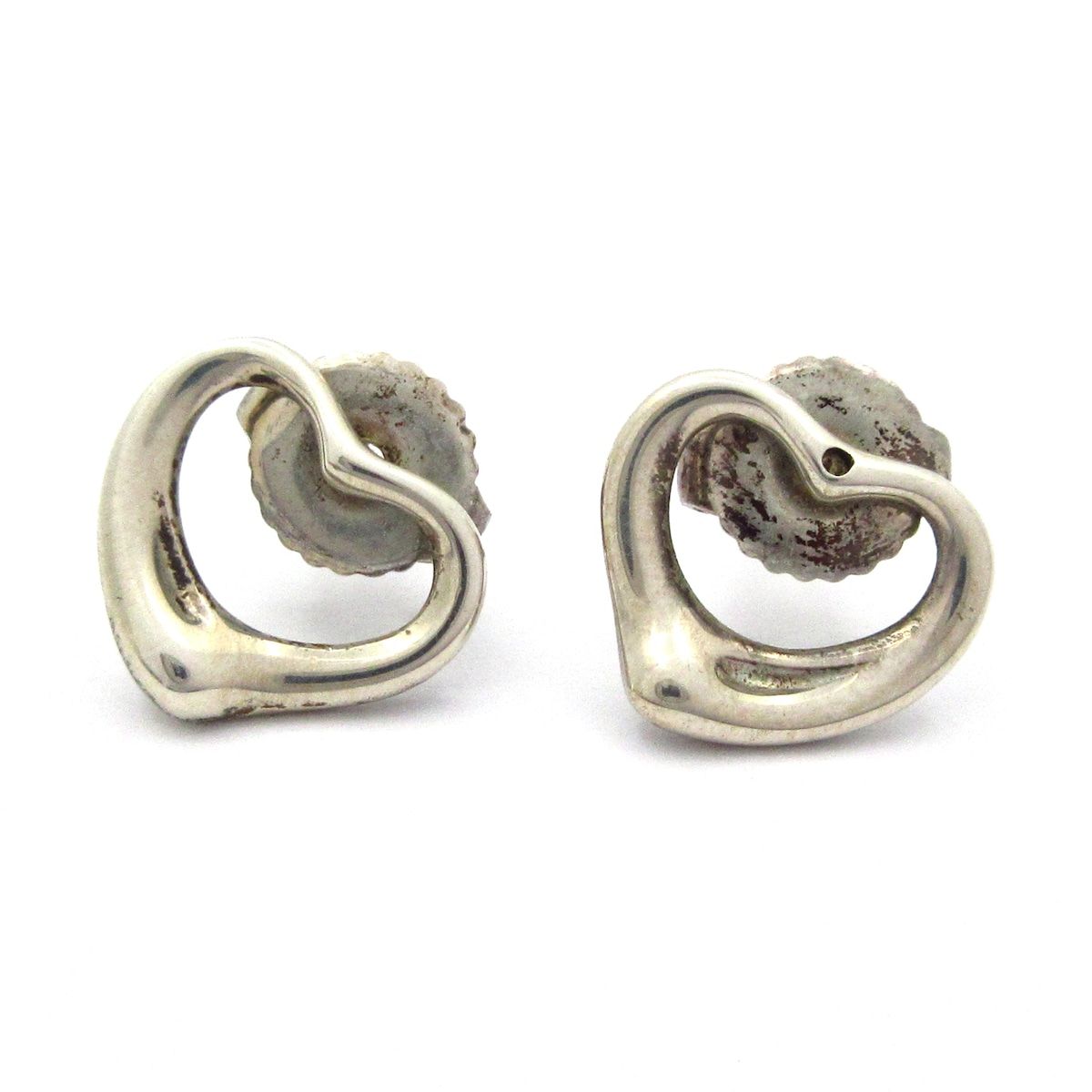 TIFFANY&Co.(ティファニー) ピアス オープンハート シルバー - メルカリ