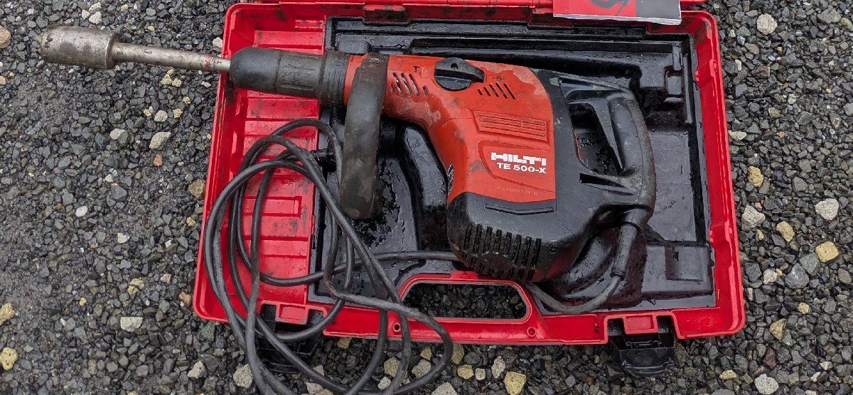 ヒルティHILTI電動ハンマーハツリ機TE-500X 送料無料 ヒルティHILTI電動ハンマーハツリ機TE-500X 送料無料