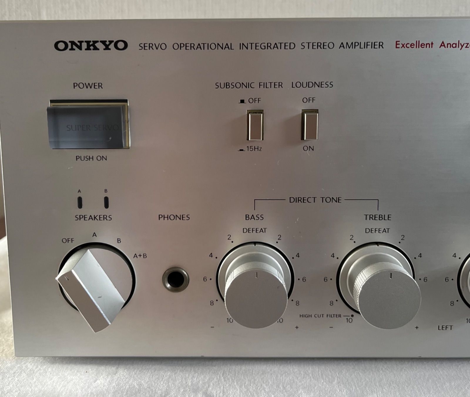 中古・動作品】ONKYO Integra A-817GTR プリメインアンプ - メルカリ
