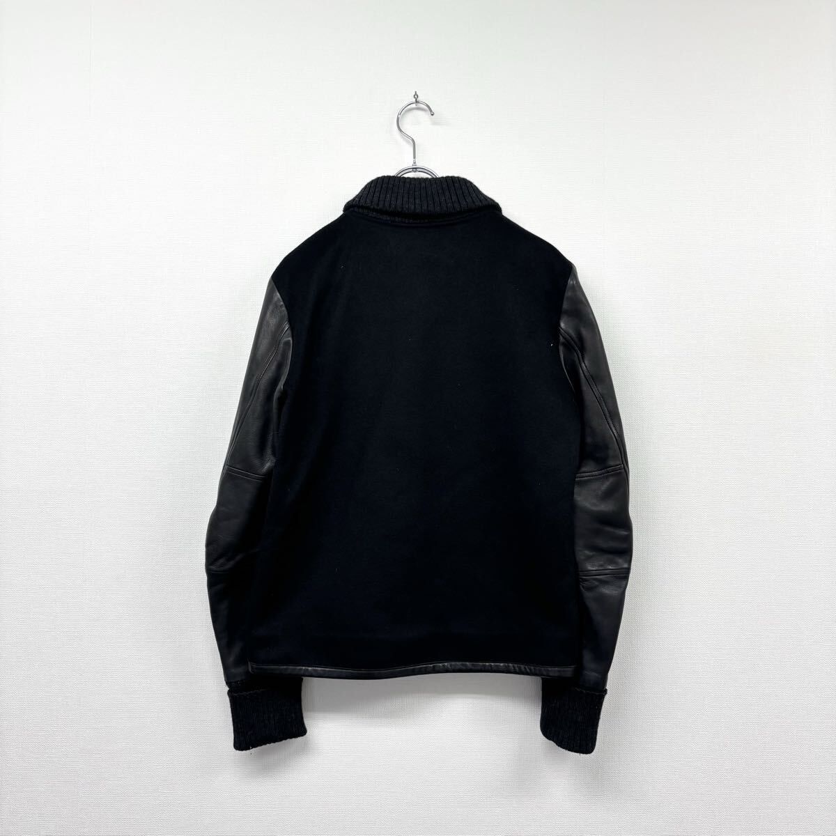 Slow Gun スロウガン カシミヤ x レザー スタジャン ブラック 系
