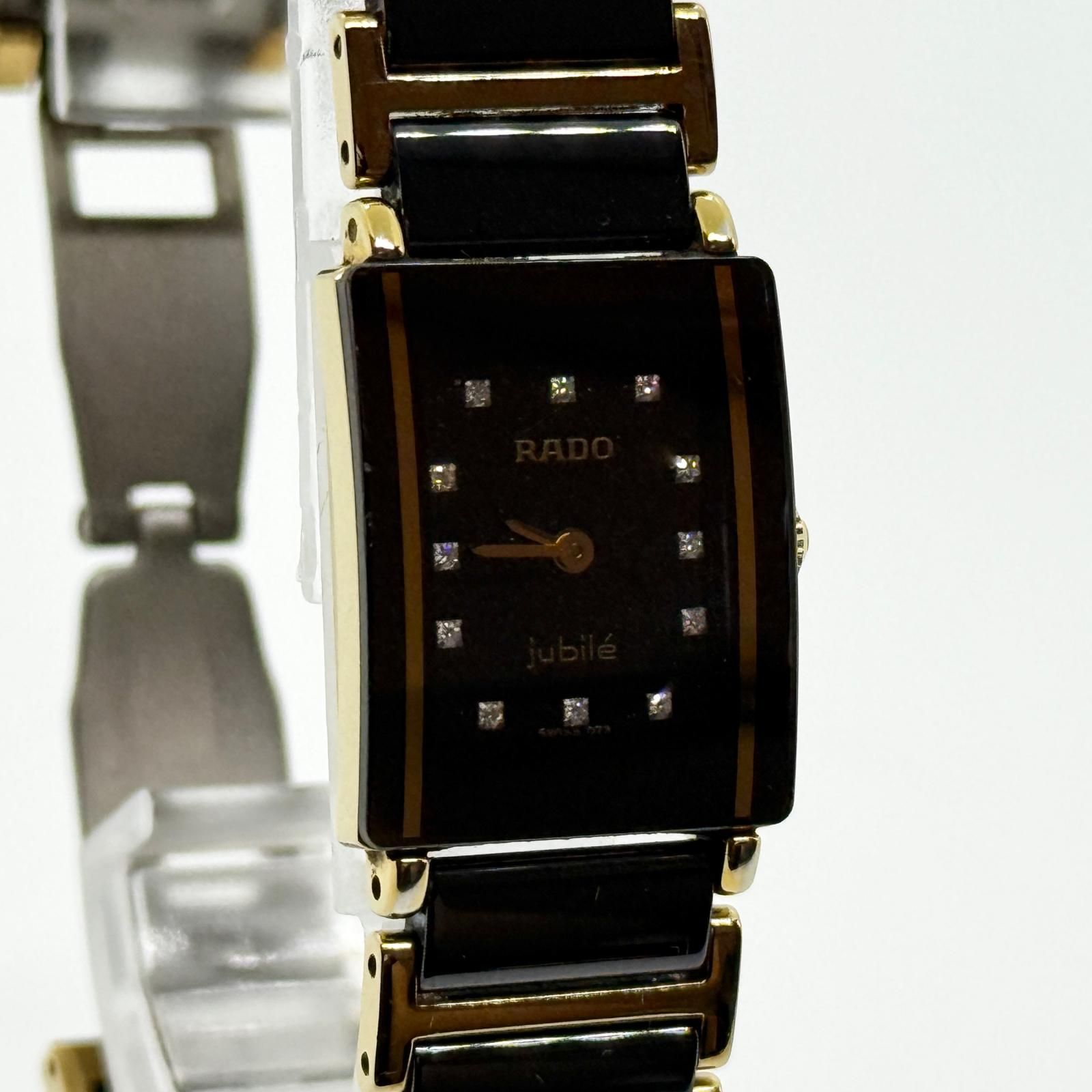 RADO ラドー ジュビリー 153.0383.3 ブラック QZ レディース 腕時計 訳