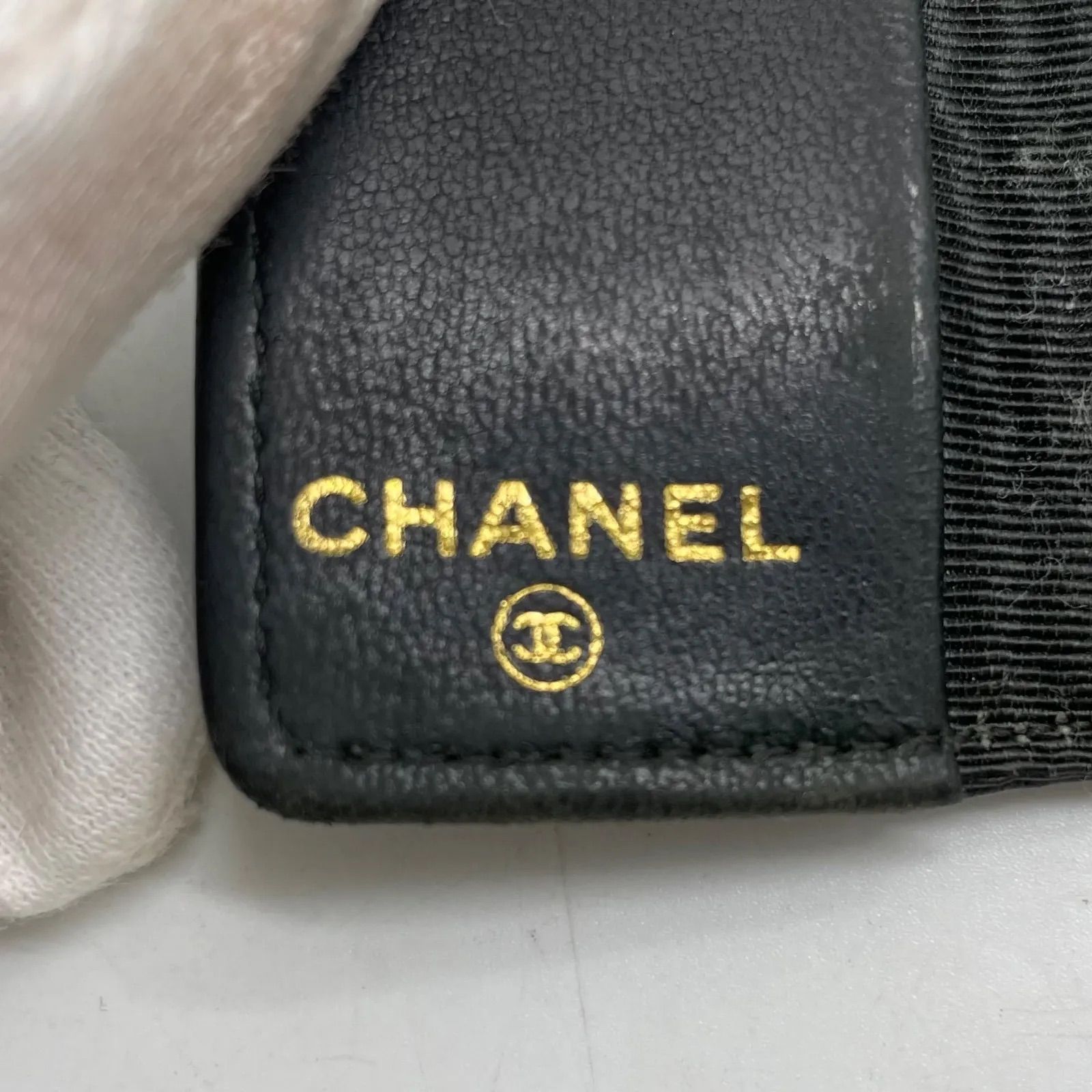 CHANEL ブラック　キーケース シャネル キーケース ココマーク キャビアスキン 黒 鍵 フック FV177