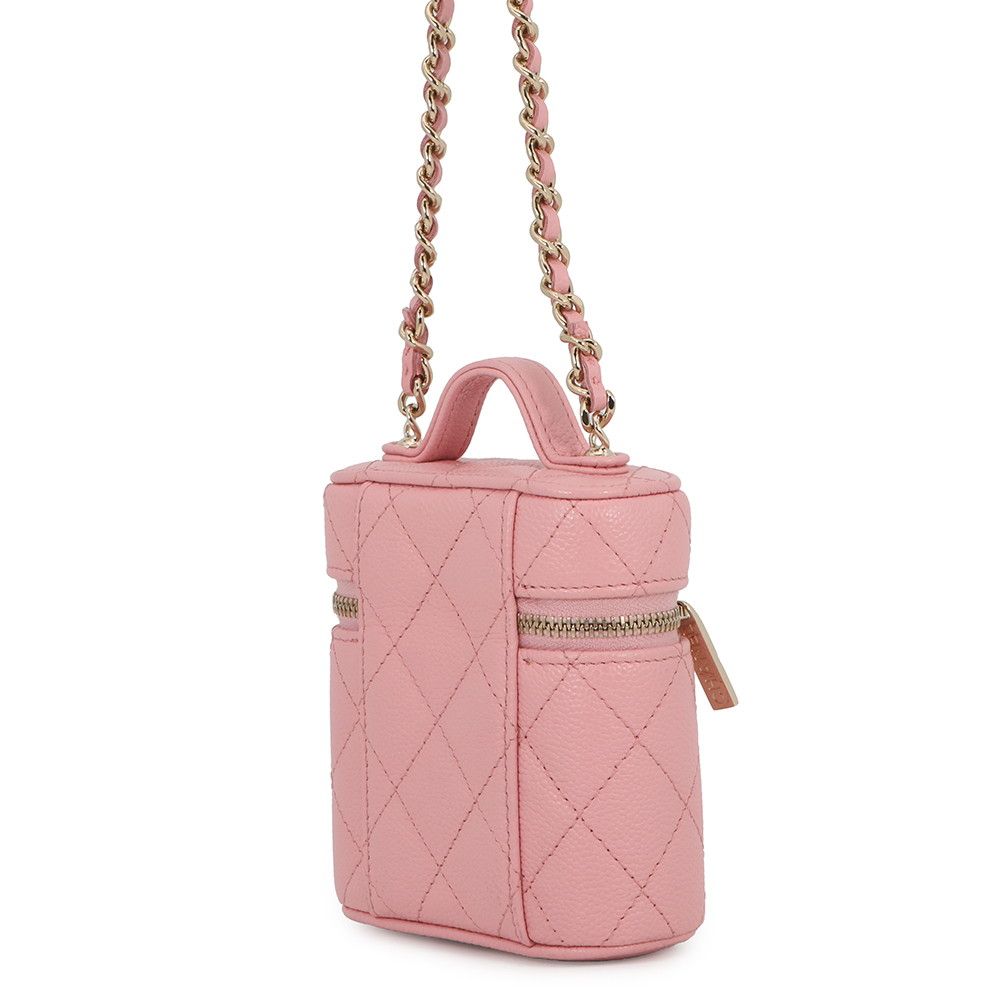 シャネル チェーンショルダーバッグ マトラッセ ココマーク ヴァニティケース スモール キャビアスキン AP2503 CHANEL シャネル チェーンショルダーバッグ マトラッセ ココマーク ヴァニティ