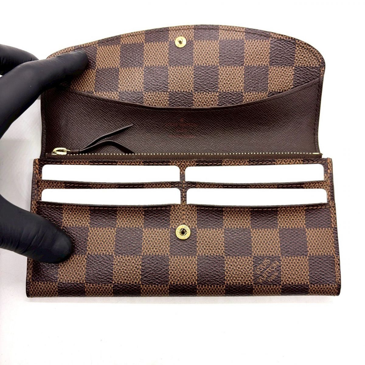 余裕は手元に宿る】 LOUIS VUITTON 長財布 ダミエ ポルトフォイユ 