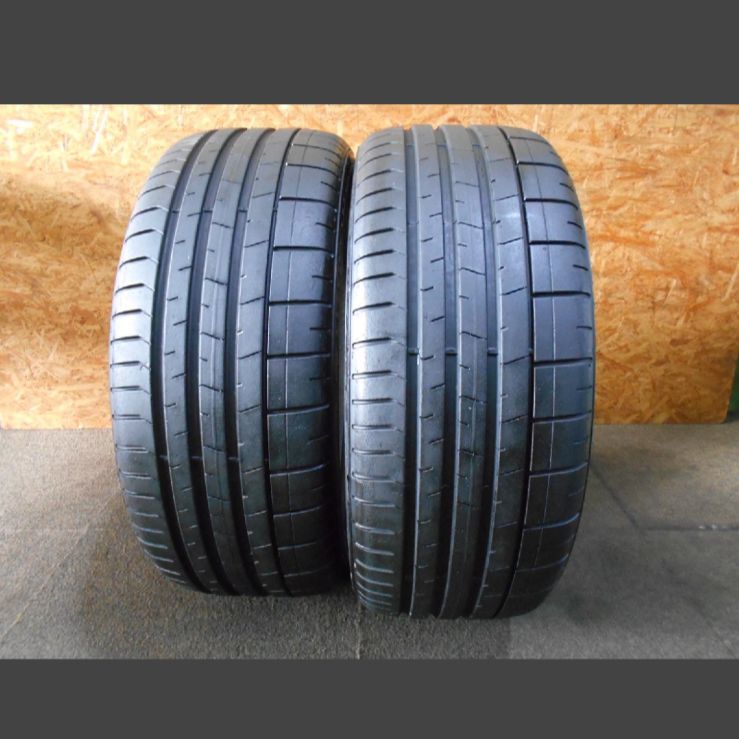 235/35R19中古タイヤバリ山2本 中古タイヤ 235/35R20 92Y 2本セット ピレリ P ZERO 9.0分山 ジャガー