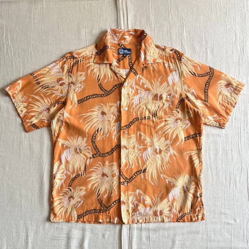 REYN SPOONERアロハシャツ  ビンテージ 80's Reyn Spooner Rayon Aloha Shirt 80年代 レインスプーナー