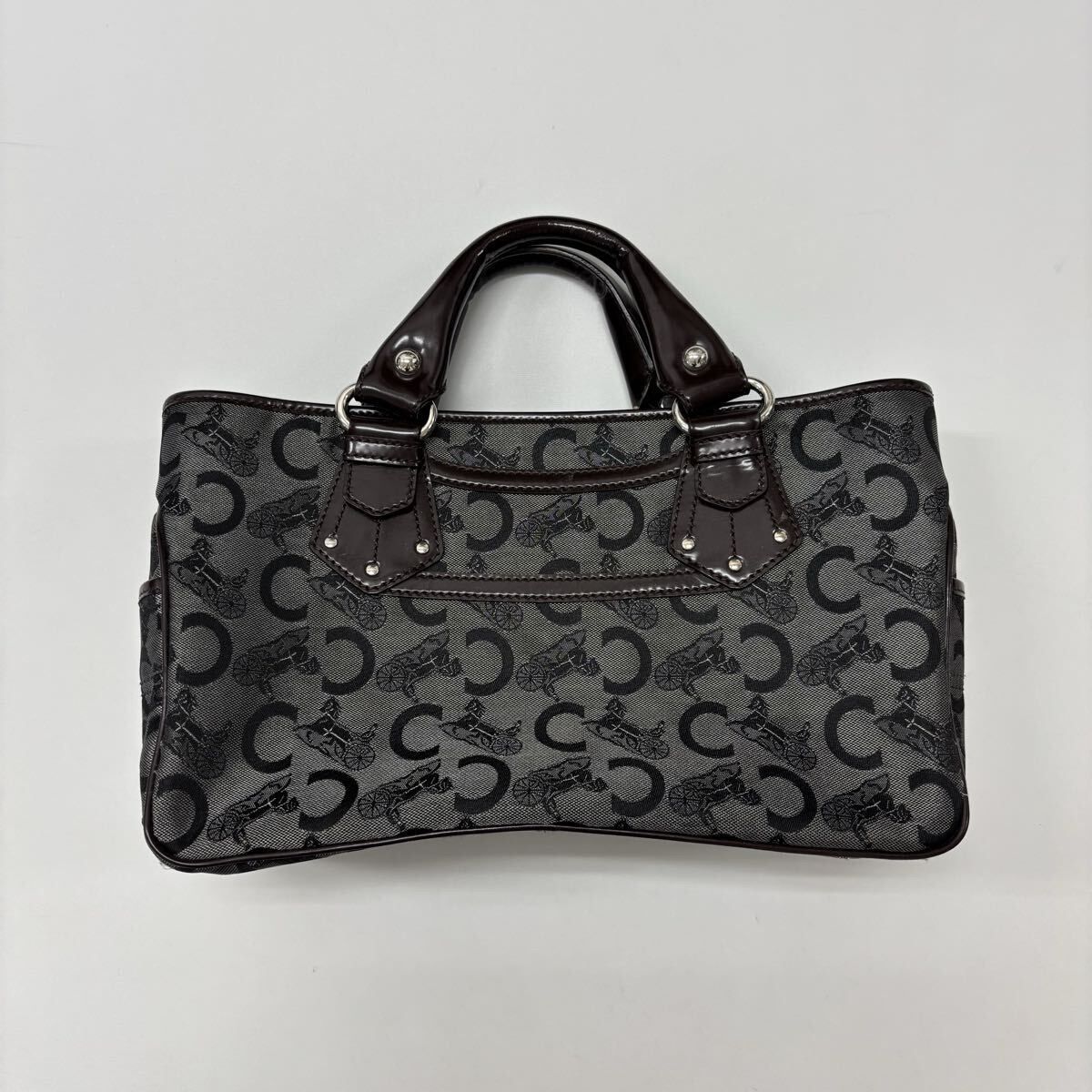 OLD CELINE オールド セリーヌ マカダム ブギーバッグ ハンド トート 