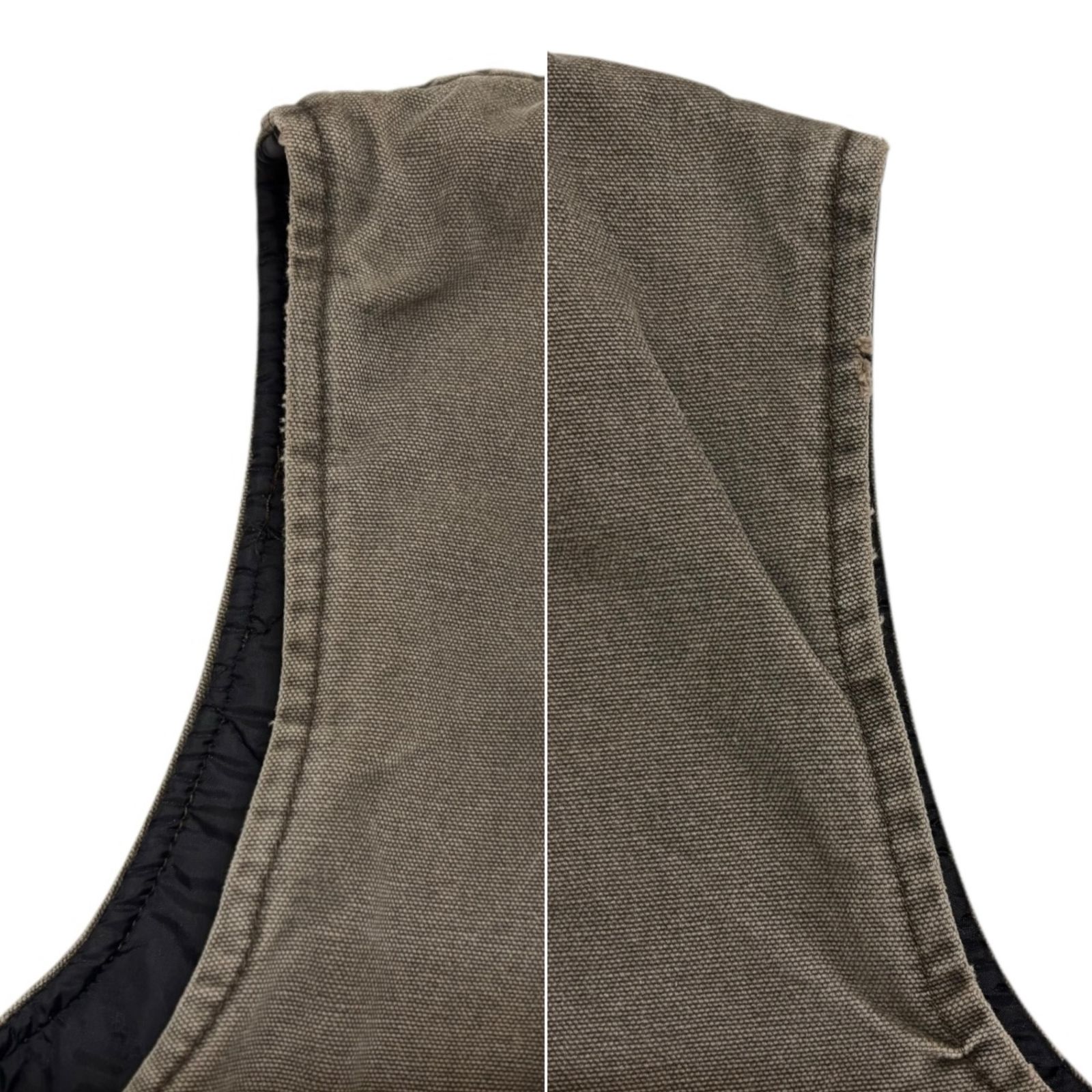 Carhartt (カーハート) ダックベスト 裏地キルティング 中綿 古着