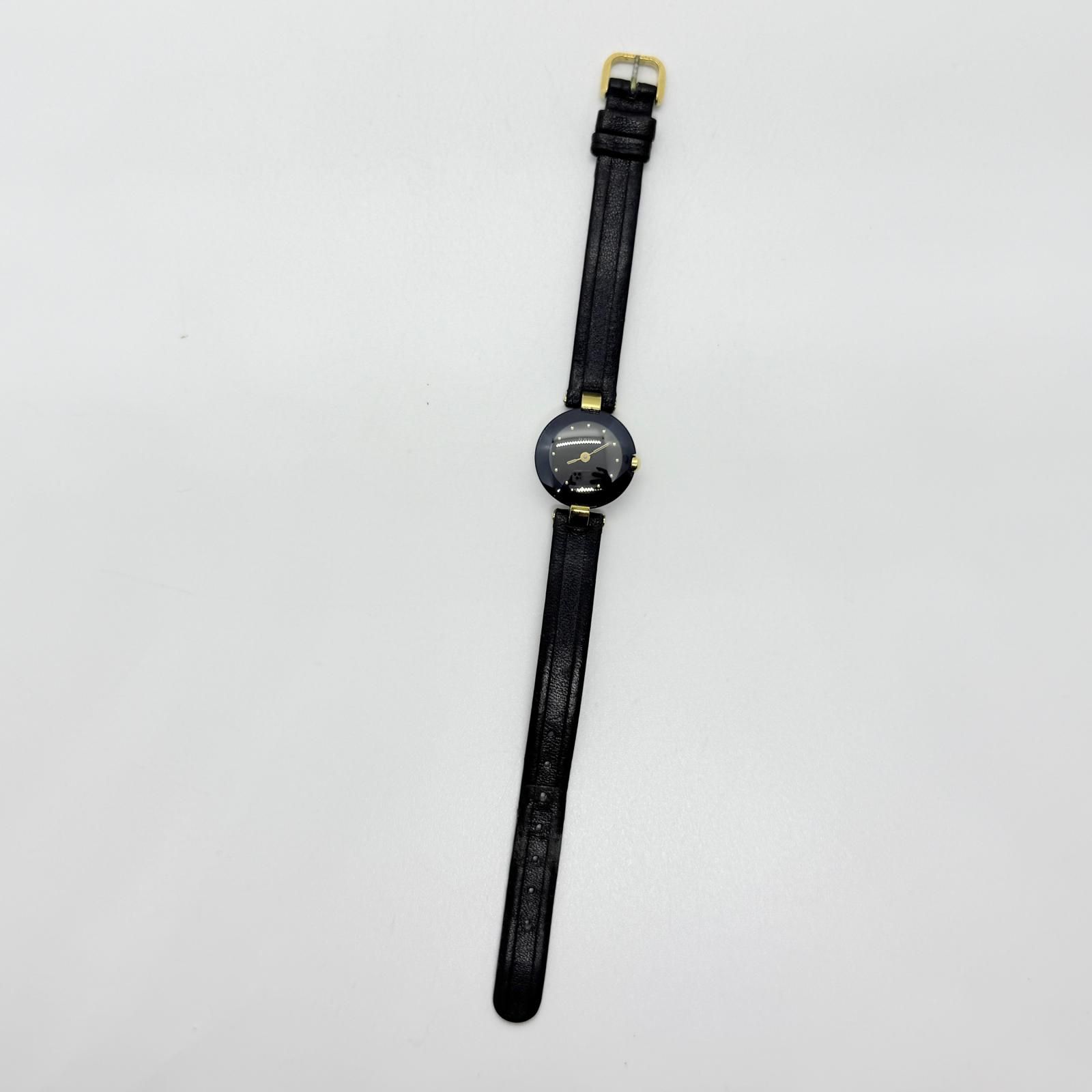 RADO ラドー クポール ラウンド 204 4079.4N ブラック QZ レディース