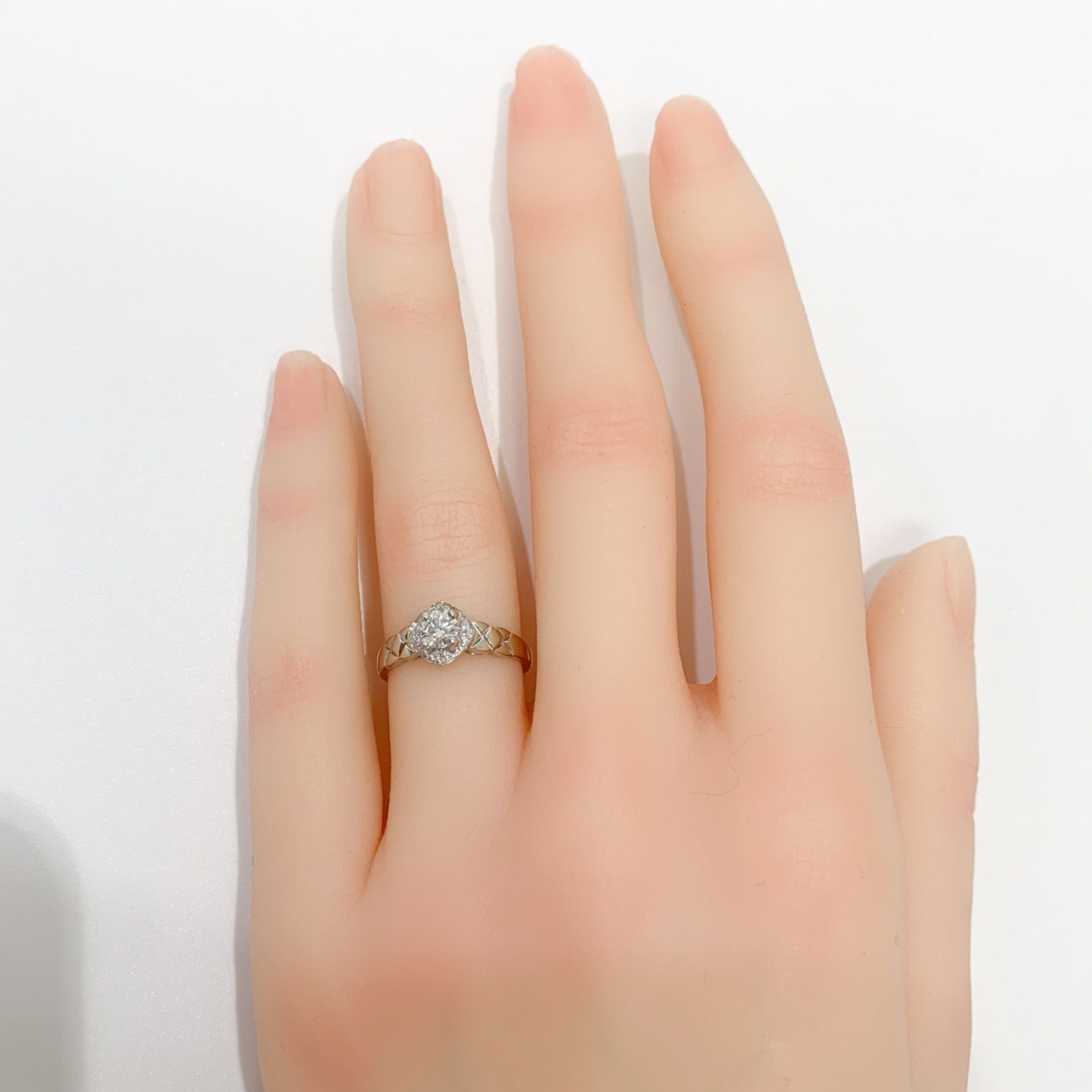 中古】シャネル CHANEL ココクラッシュ リング 指輪 Pt950 プラチナ 