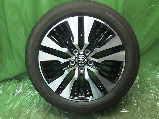 30アルファード 純正18インチホイール&トーヨータイヤトランパスR30 235/50R18 中古】235/50R18 30アルファード純正 18インチ トーヨー トランパスR30