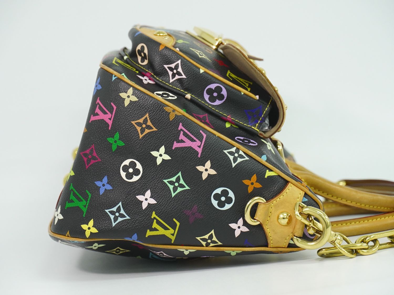 本物 ルイヴィトン LOUIS VUITTON LV リタ モノグラム マルチカラー